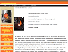 Tablet Screenshot of parkerglassfurnace.com